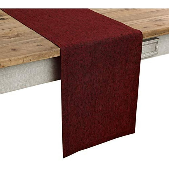 Solino Home Partito Linen Table Runner 14 x 60 Inch Textured Natural Table Runner 100% Pure Natural Fabric Handcrafted from European Flax Solino Home Partito Linen Table Runner 14 x 60 Inch Textured Natural Table Runner 100% Pure Natural Fabric Handcrafted from European Flax